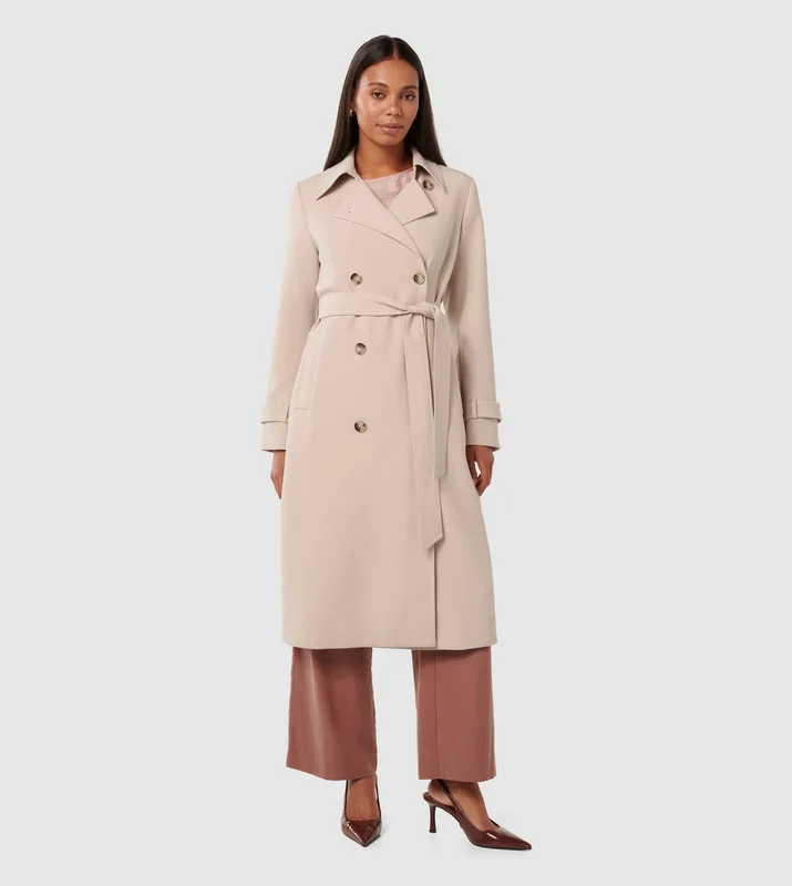 فورايفر نيو LEANNE Crepe Trench Coat